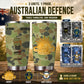 Verre personnalisé à motif camouflage pour vétéran/soldat australien avec rang et nom, imprimé sur toute la surface 0302240004