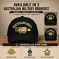 Baseballkappe mit Camouflage-Muster, australischer Soldat/Veteran, mit personalisiertem Rang und Namen, Goldversion – 16900704