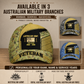 Personalized Rank, Year And Name Australian Soldier/Veterans Camo Baseball Cap Veteran - 1824269413