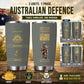 Personalized Australia Veteran/ Soldier With Rank, Year And Name Tumbler - 17180640