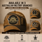 Personalized Rank, Year And Name Australia Soldier/Veterans Baseball Cap - 17374176