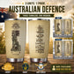 Personalized Australia Veteran/ Soldier With Rank, Year And Name Tumbler - 17181504