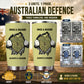Personalized Australia Veteran/ Soldier With Rank, Name Tumbler - 17220384