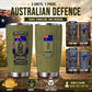 Personalized Australia Veteran/ Soldier With Name & Rank Camo Tumbler - 17727552