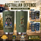 Gobelet personnalisé avec motif camouflage de vétéran/soldat australien, imprimé sur toute la surface 0302240014