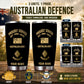Personalized Australian Veteran/ Soldier With Rank And Name Camo Tumbler All Over Printed - 1706918405