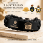 Personalized Australia Soldier/ Veteran Engraved Military Paracord Bracelet With Rank, Name and Year - 17753472