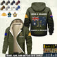 Personalized Australia Soldier/ Veteran With Name And Rank Hoodie Zip Velvet Coat - 17359488