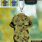 Personalized Australia Veteran/Soldier Christmas with Name and Rank Ornament Printed - 17317152