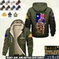 Personalized Australia Soldier/ Veteran With Name And Rank Hoodie Zip Velvet Coat - 17368992