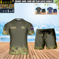 Personalized Australia Soldier/ Veteran Camo With Name, Year And Rank Combo T-Shirt + Short 3D Printed  - 17407872