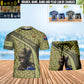 Personalized Australia Soldier/ Veteran Camo With Name And Rank Combo T-Shirt + Short 3D Printed  - 1741651201