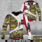 Personalized Austria Soldier/Veteran Camo with Name & Rank Hoodie All Over Printed - 17675712