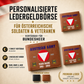 Personalized Austria Soldier/ Veteran With Rank, Year And Name Leather Wallet - 17441568