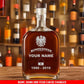 Personalized  Austria Soldier/ Veteran With Rank, Name And Year Whiskey Bottle Glass - 17727552