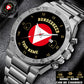 Personalized Austria Soldier/ Veteran With Name And Rank Gentleman Stainless Steel Watch - 17388864