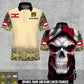 Personalized Austria Soldier/Veteran Camo with Name and Rank Polo All Over Printed - 17660160