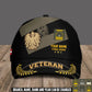 Personalized Rank, Year And Name Austria Soldier/Veterans Camo Baseball Cap - 1759968004