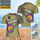Personalized Belgium Soldier/ Veteran Camo With Name And Rank T-shirt 3D Printed  - 3001240001