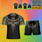 Personalized Belgium Soldier/ Veteran Camo With Name And Rank Combo T-Shirt + Short 3D Printed  - 17107200
