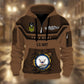 Navy Badge - Personalized US Soldier/ Veteran 3D Half-zip Hoodie -17508096