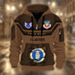 Air Force Command - Personalized US Soldier/ Veteran 3D Half-zip Hoodie -17508096