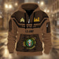 Army Branch - Personalized US Soldier/ Veteran 3D Half-zip Hoodie -17508096