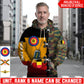Personalized Belgium Soldier/Veteran Camo with Name and Rank Hoodie All Over Printed - 17616096
