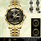 Personalized Belgium Soldier/ Veteran With Rank And Name Gentleman Crystal Metal Watch - 17446752