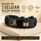 Personalized Belgium Soldier/ Veteran Engraved Military Paracord Bracelet With Rank, Name and Year - 17753472