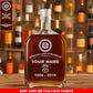 Personalized  Belgium Soldier/ Veteran With Rank, Name And Year Whiskey Bottle Glass - 17727552