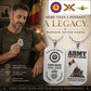 Personalized Belgium Soldier/Veteran with Rank, Name & Year Dog Tag Necklace - 17657568