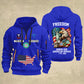 Coast Guard Rating - Freedom Honor Our American Heroes – Personalized Multicolor Zip Hoodie | Custom Military Branch | 250th Anniversary | 4th of July - 17699904