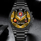 Marines Battalions - Personalized US Soldier/ Veteran With Name And Rank Gentleman Stainless Steel Watch - 17491680