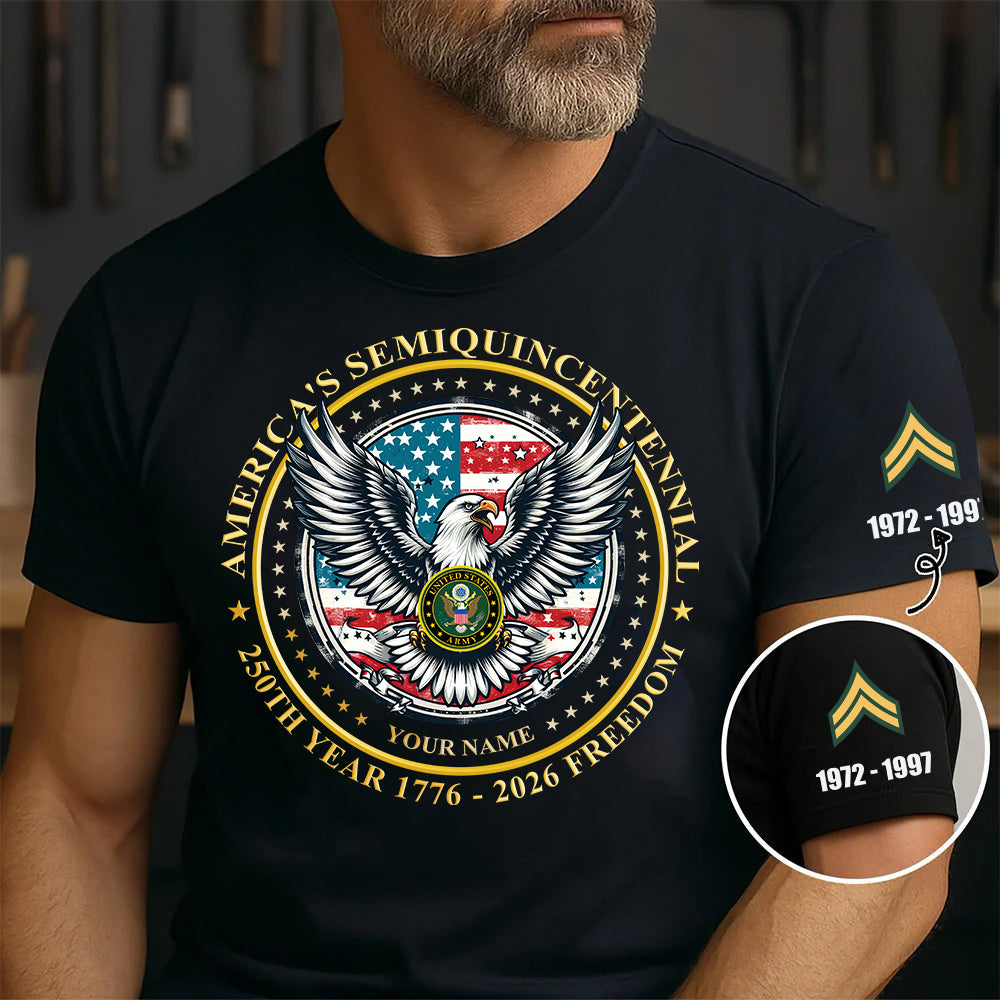 Army Division - Personalized Name US Soldier/ Veteran T-Shirt - 17764704