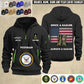 Navy Badge - Personalized US Soldier/ Veteran With Name And Rank Zip Hoodie Multicolor - 17044128