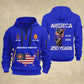 Marines Battalions - Personalized America 250 Years Zip Hoodie Multicolor, Custom U.S. Soldier Branch Hoodie, Happy Independence Day, 4th Of July Zip Hoodie - 1769040002