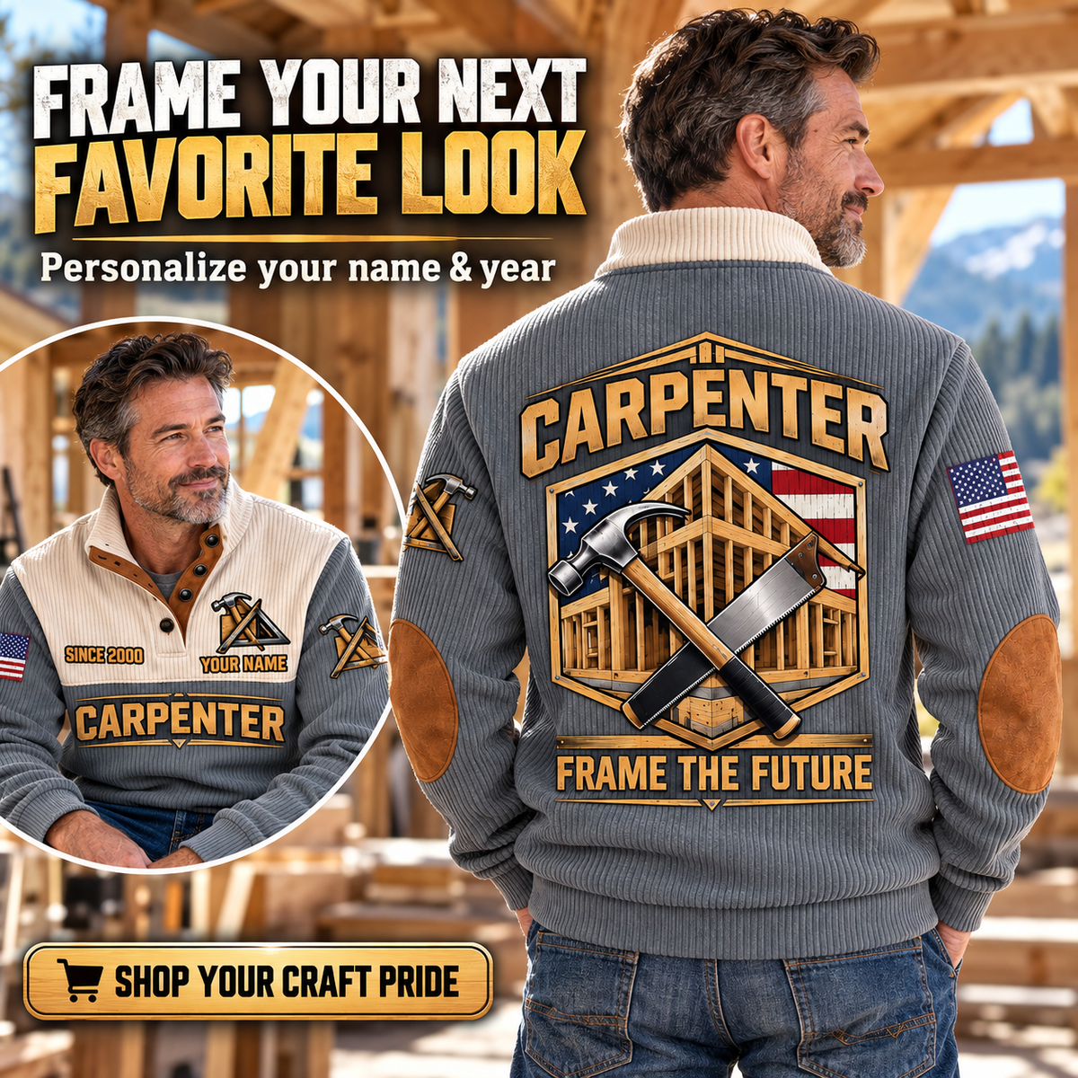 CRP03 personalized sports sweatshirt square advertisement