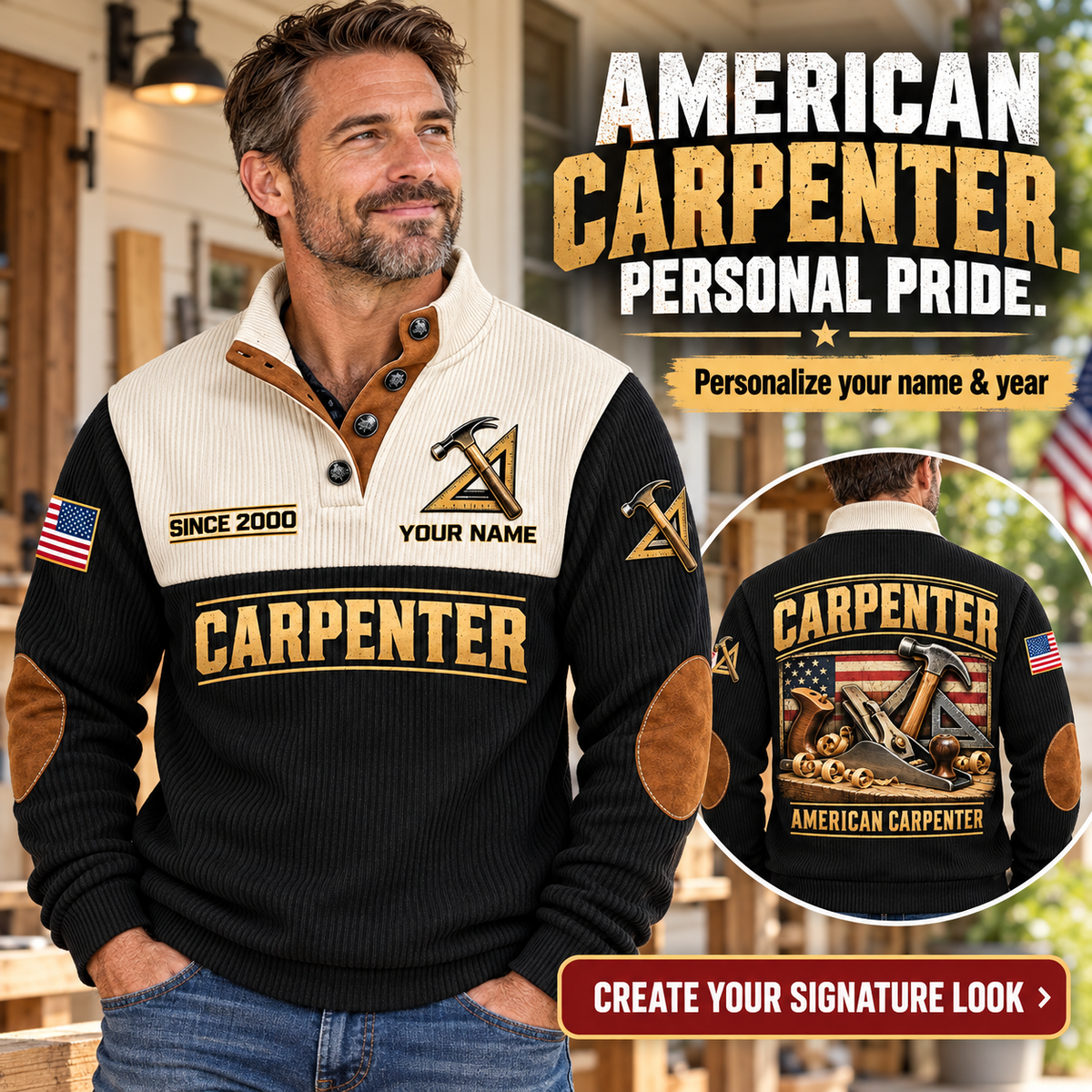 CRP06 personalized sports sweatshirt square advertisement