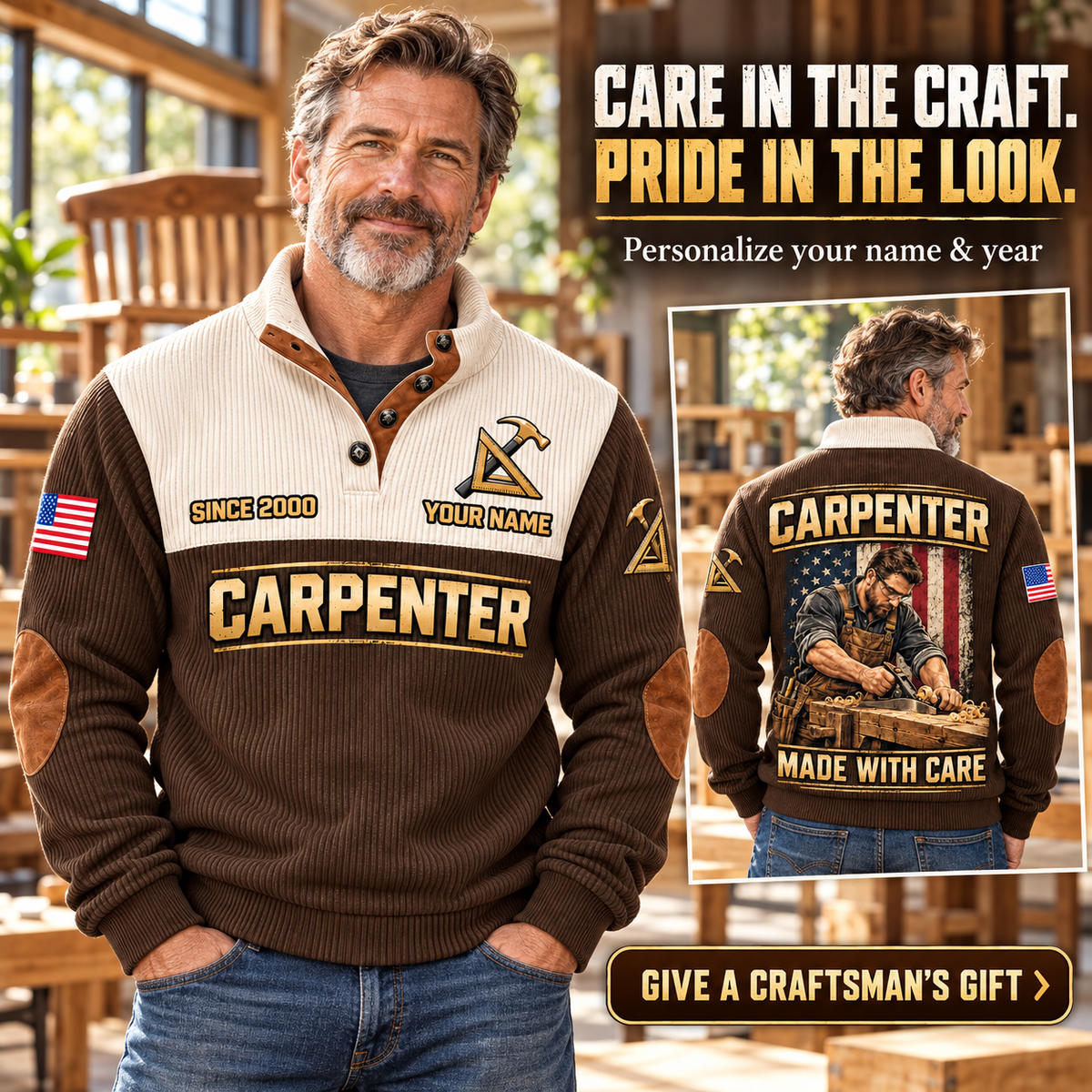 CRP07 personalized sports sweatshirt square advertisement