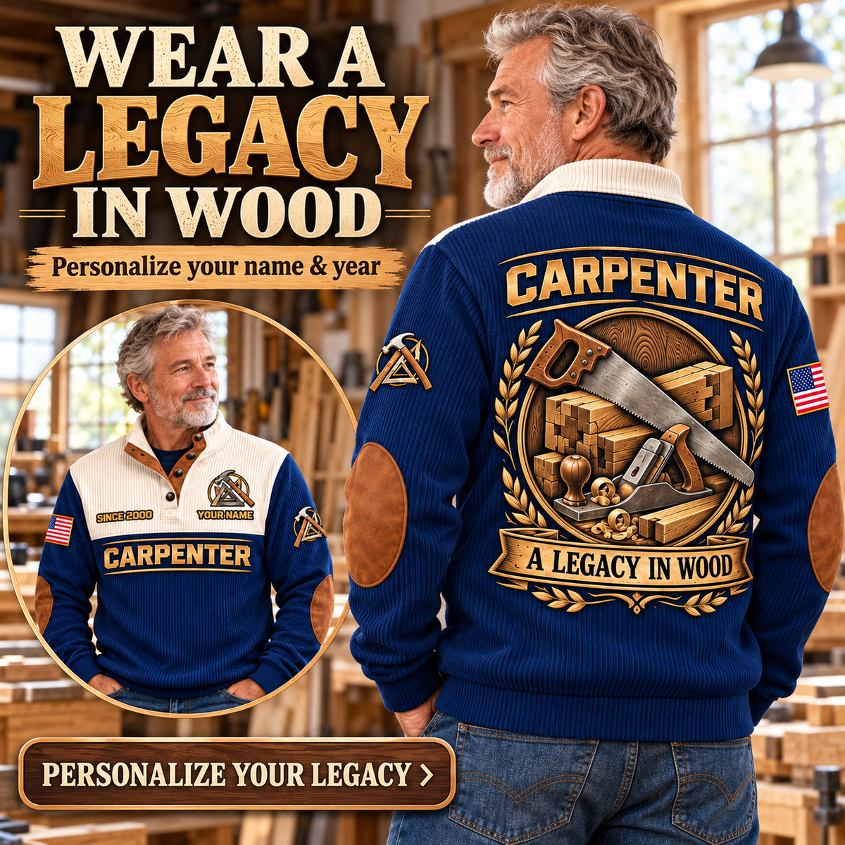 CRP10 personalized sports sweatshirt square advertisement