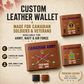 Personalized Canada Soldier/ Veteran With Rank, Year And Name Leather Wallet - 17441568
