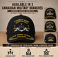 Canadian Military Cap - Honorable Discharge - Custom Name, Year and Rank - 1758153601