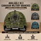 Canadian Veteran Cap – Customizable Rank, Name and Year - 1757462401