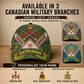 Canadian Veteran Cap – Customizable Rank and Name - 17574624