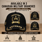 Personalized Rank, Year And Name Canada Soldier/Veterans Baseball Cap - 17282592