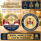 Personalized Canada Veteran/ Soldier With Rank, Name And Year Challenge Coin - 17731008