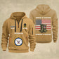 Navy Badge - Personalized US Soldier/ Veteran With Name And Rank Zip Hoodie Multicolor - 17044128
