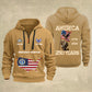 Air Force Badge - Personalized America 250 Years Zip Hoodie Multicolor, Custom U.S. Soldier Branch Hoodie, Happy Independence Day, 4th Of July Zip Hoodie - 1769040002