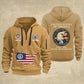 Air Force Command - Personalized 250th America Anniversary Zip Hoodie Multicolor, Land Of The Free Home Of The Brave Zip Hoodie, Custom Military Branch Hoodie - 17691264
